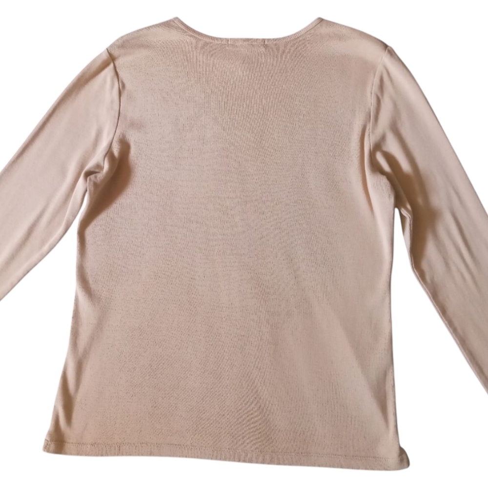 Ralph Lauren Women's Tan Long Sleeve Top - Picture 6 of 9